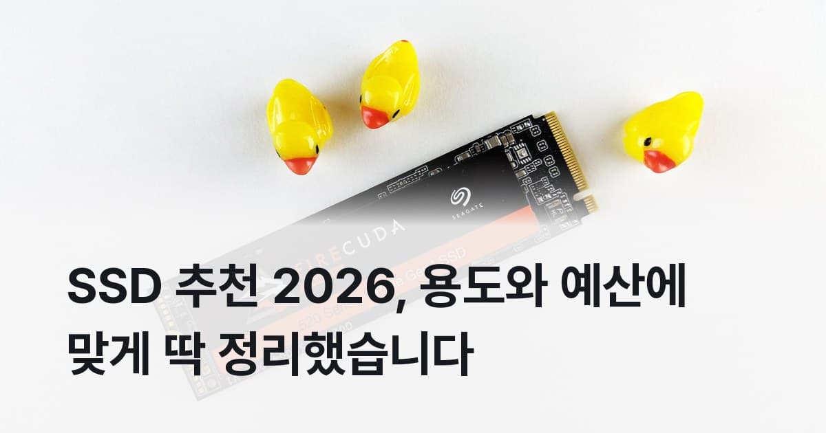 흰 바탕 위에 놓인 M.2 폼팩터 SSD 모듈 클로즈업
